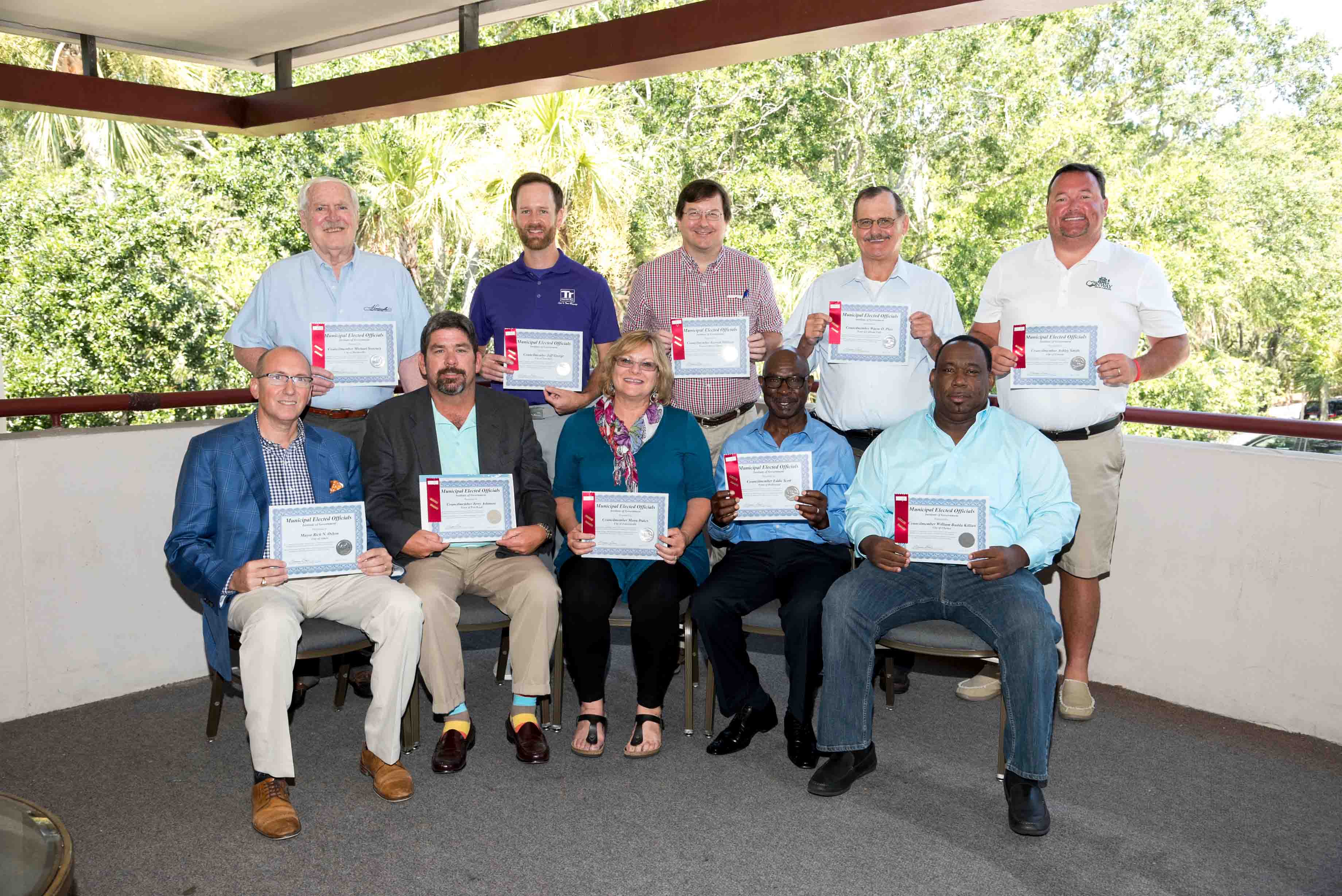 Summer 2017 Municipal Elected Officials graduates