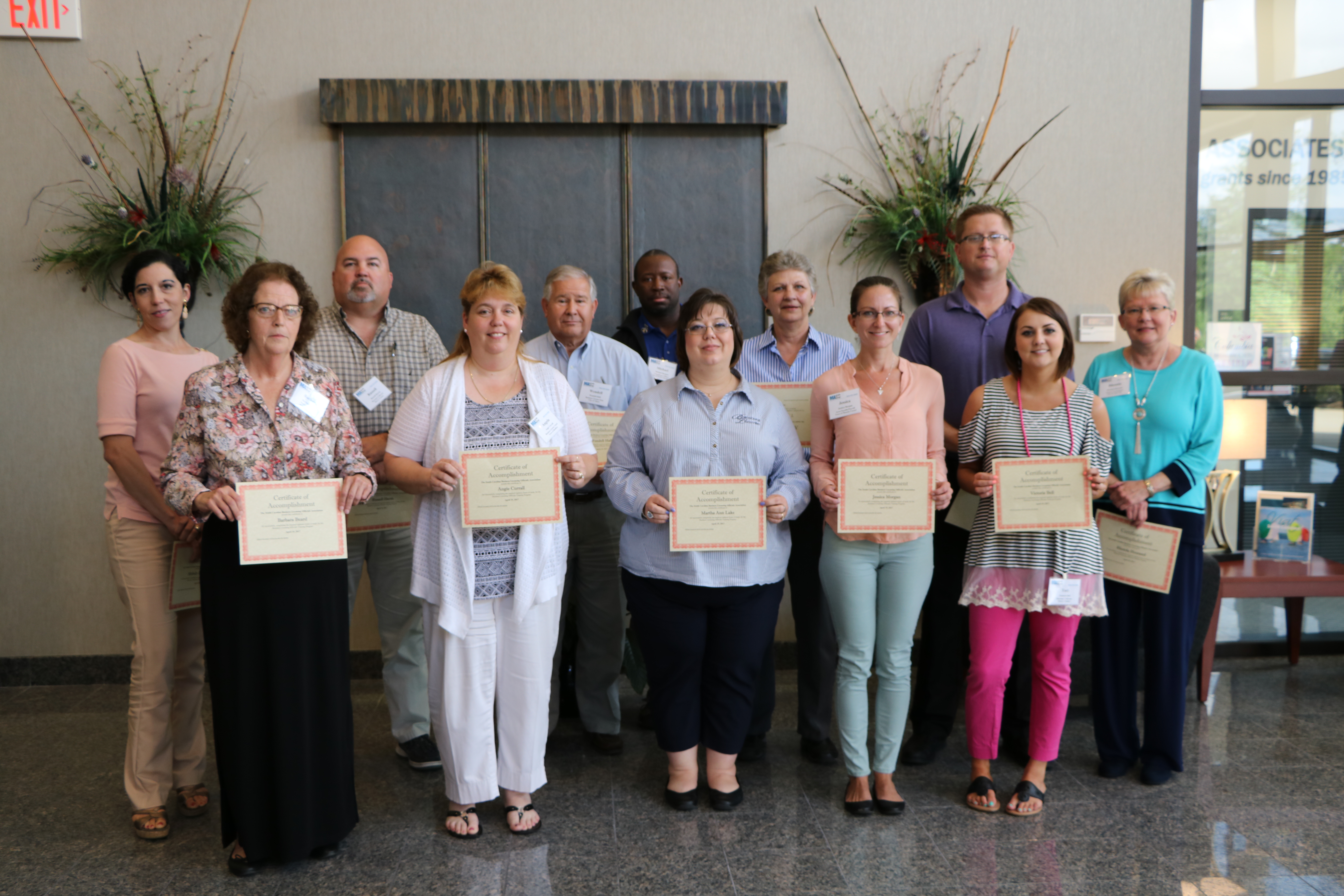 2017 Business Licensing Officials Association Training Institute spring graduates