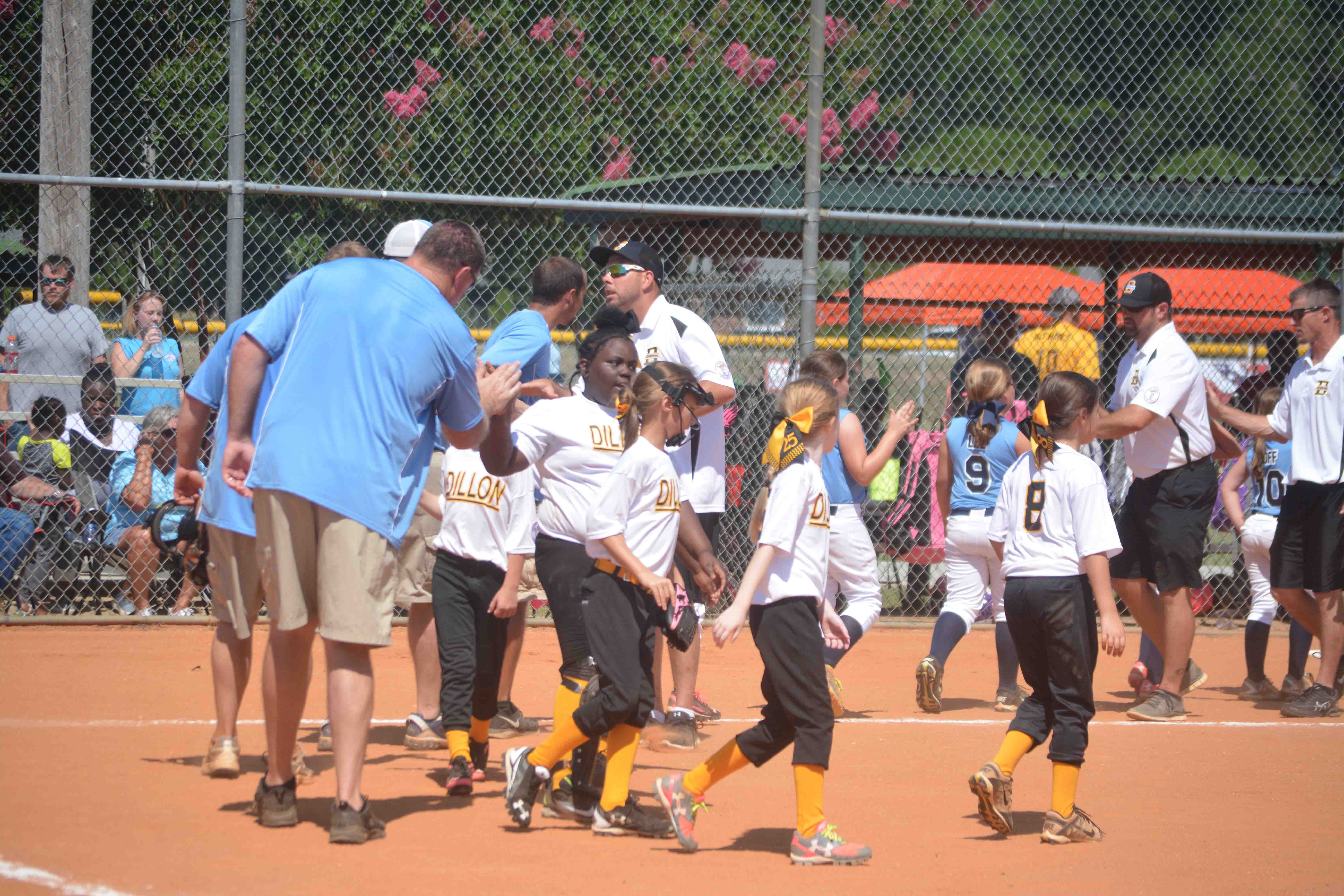 Softball players in statewide softball tournament in Dillon