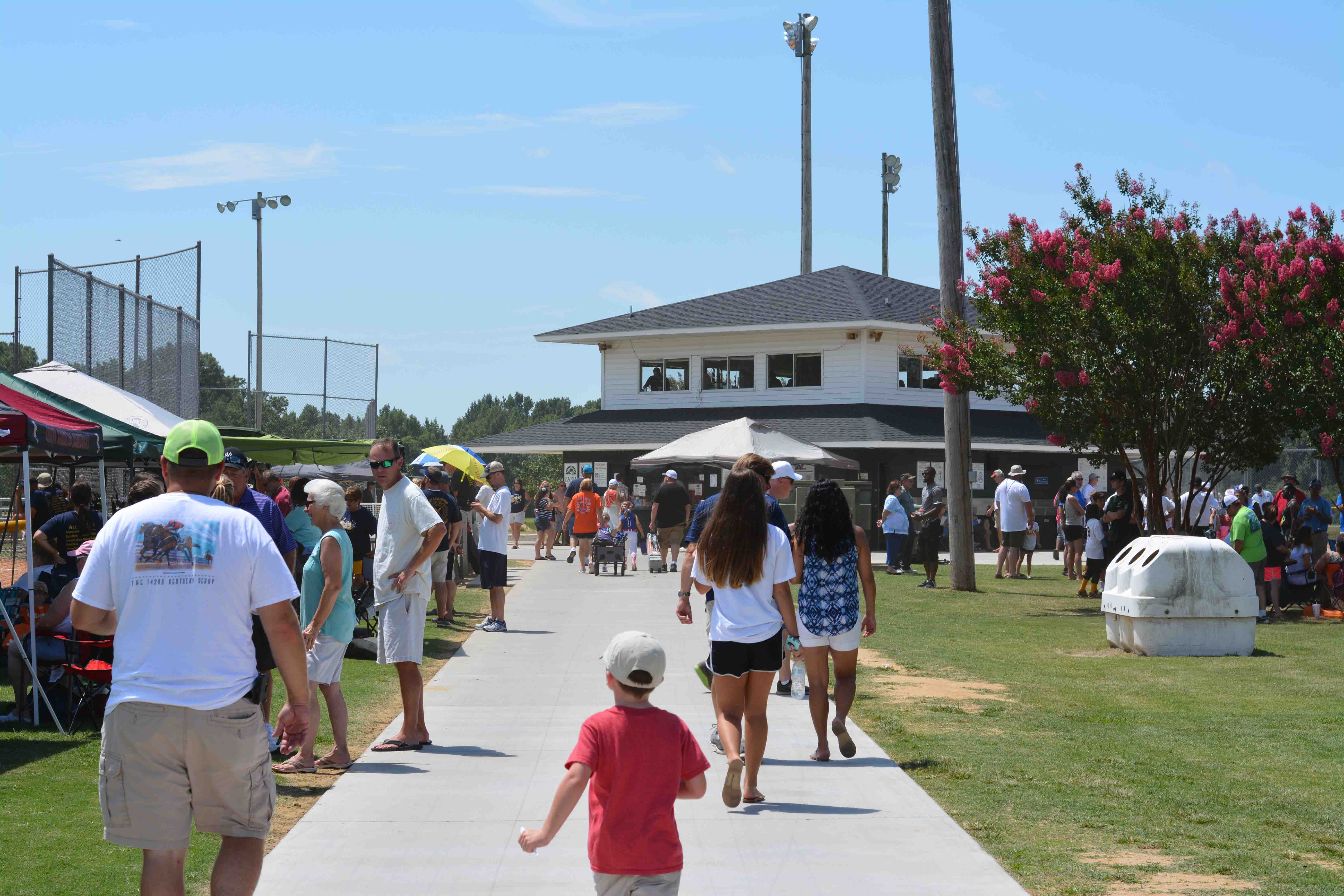 Visitors at the City of Dillon for statewide softball tournament