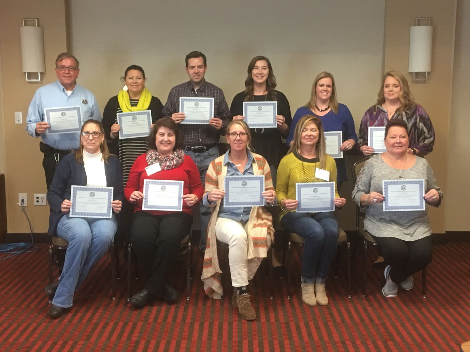 Fall 2018 graduates of the SC Municipal Clerks and Treasurers Institute