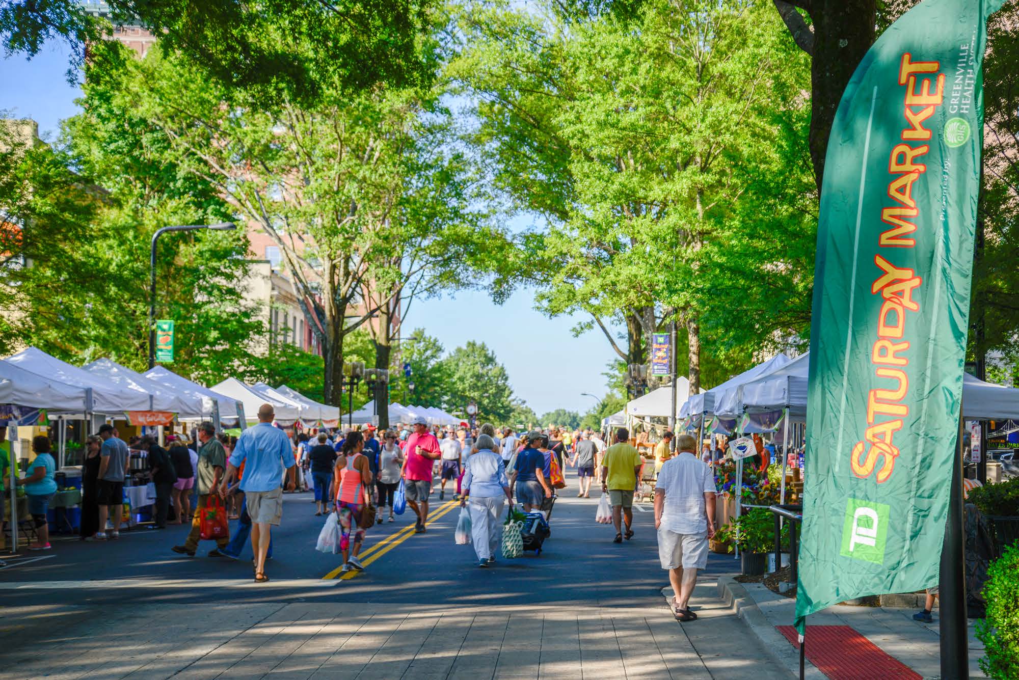 City of Greenville's TD Saturday Market