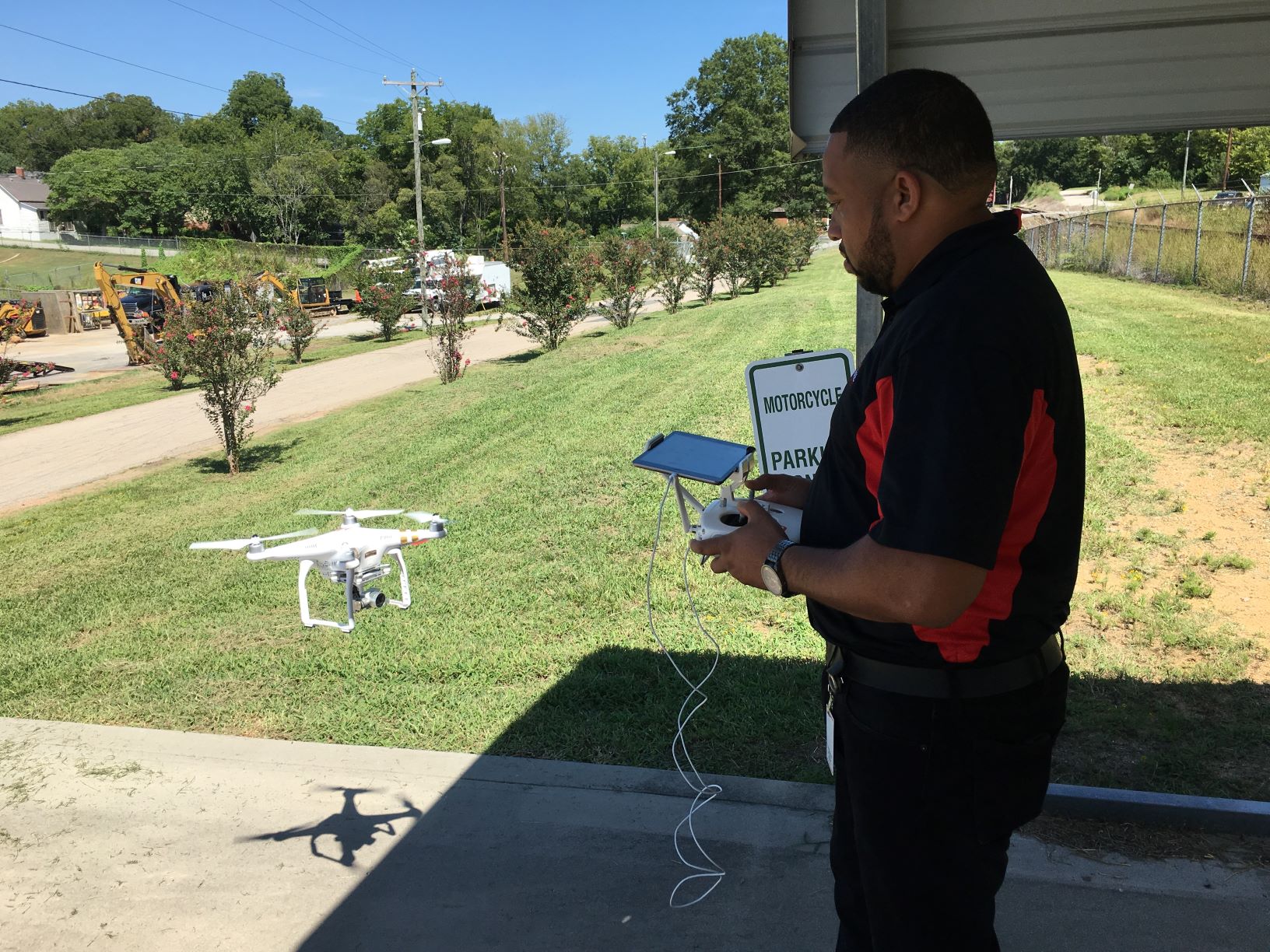 Marcus Cureton, GIS coordinator for the City of Lancaster