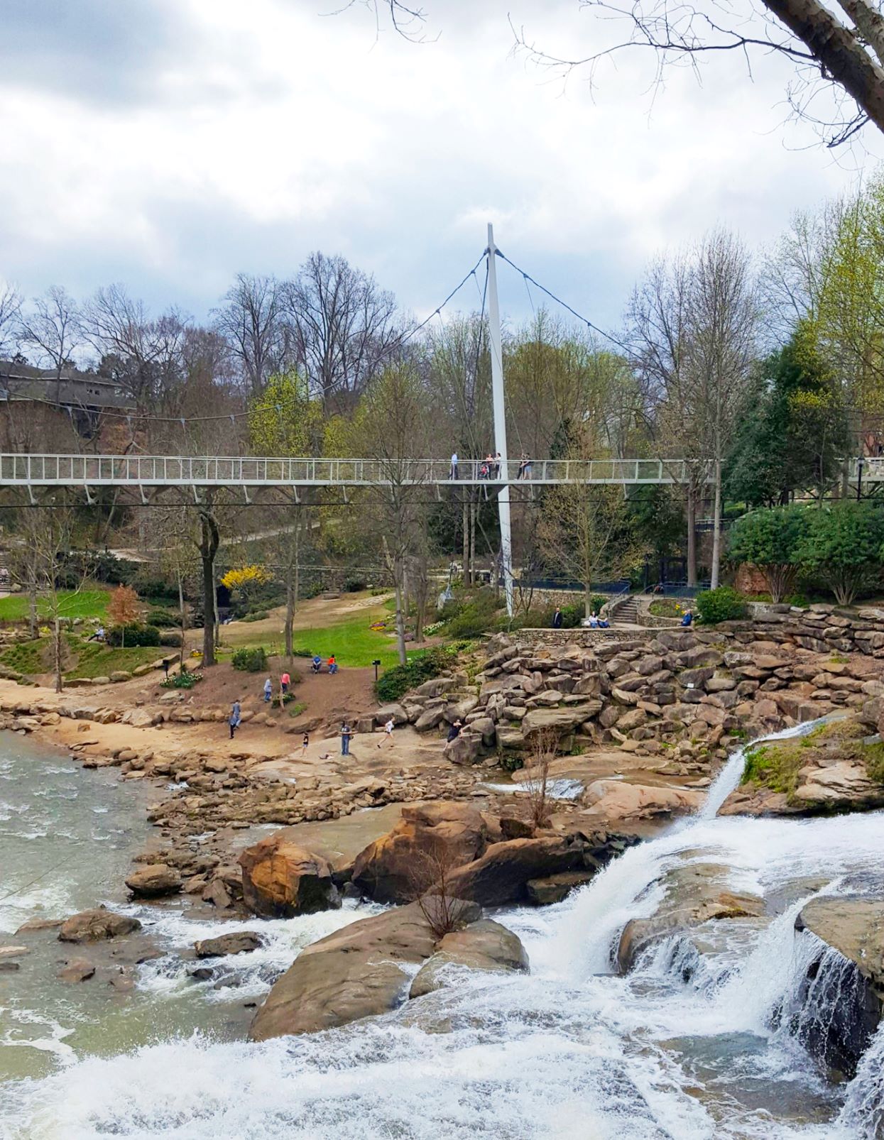 Falls Park in Greenville, SC