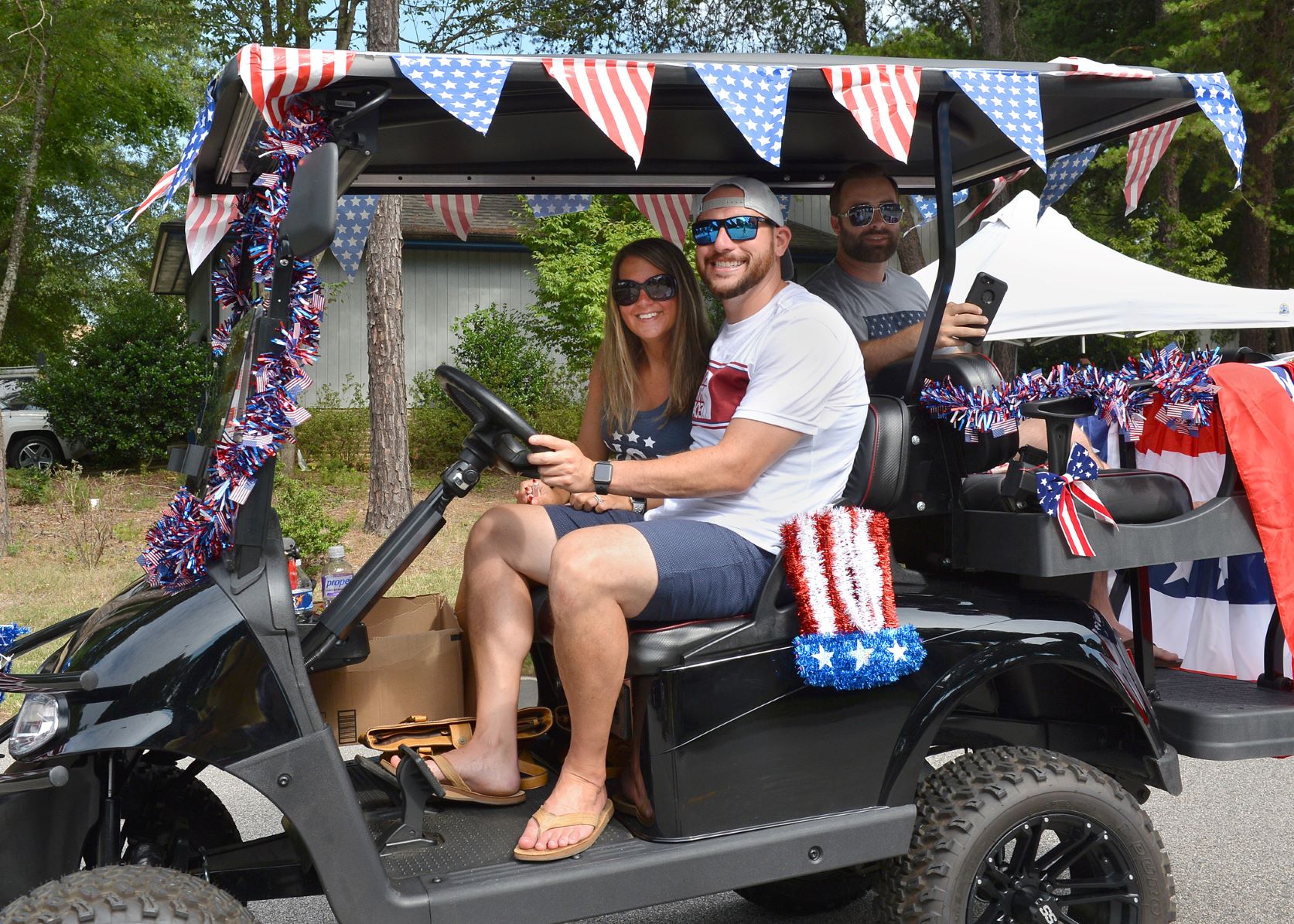 Tega Cay's Lisa Rogers, Joey Blethen and Dustin Overton