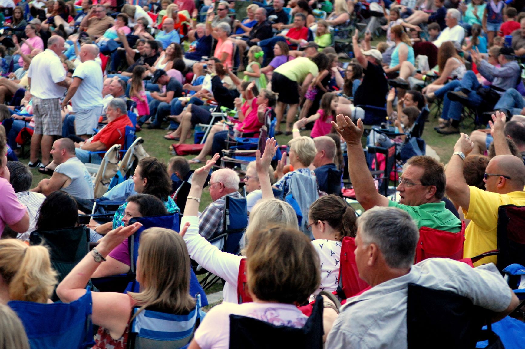 Concert at Trailblazer Park in City of Travlers Rest