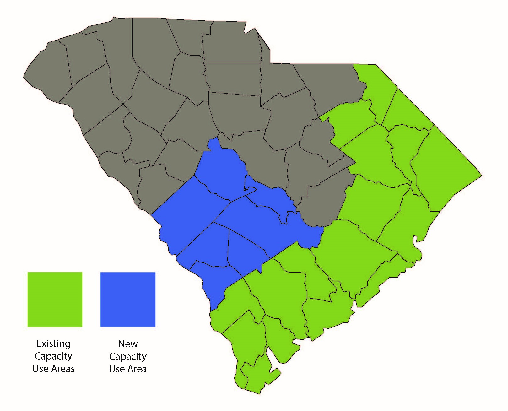 Water withdrawal map