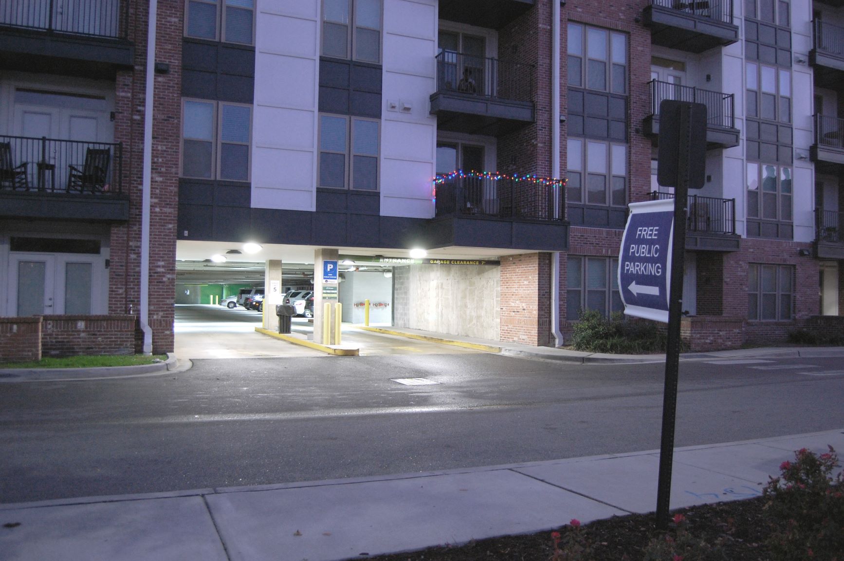 City of Florence parking deck off South Irby Street