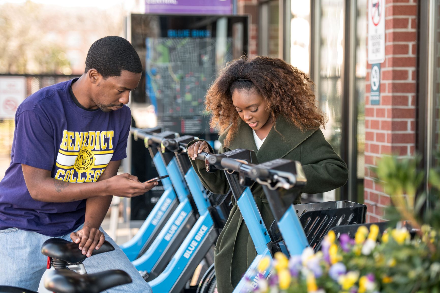 Blue Bike SC bicycle station