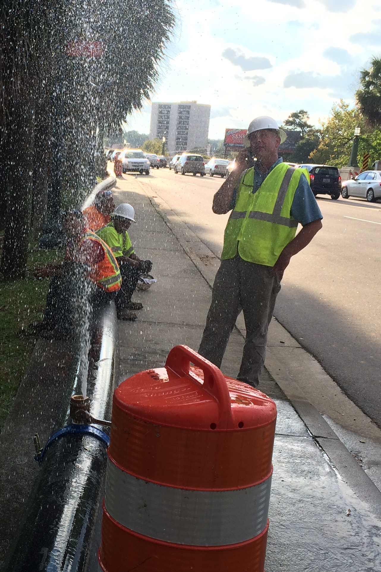 West Columbia workers provide access to their water supply to help stailize Columbia's water system